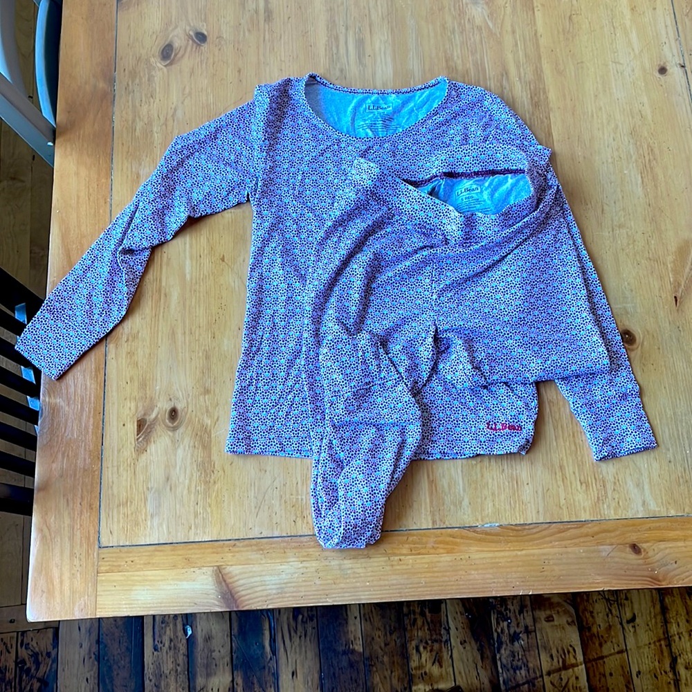 Brand new LL Bean long underwear top and bottom